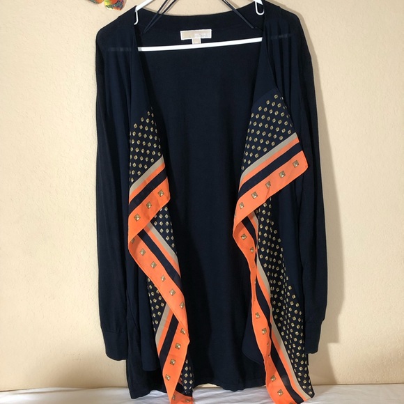 Micheal Micheal Kors Waterfall Cardigan, 2X, pre-owned, pet/smoke free home - Picture 1 of 16